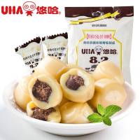 UHA/悠哈特浓巧克力牛奶糖102g*3袋 牛奶糖喜糖硬糖网红糖果零食