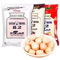 UHA/悠哈特浓(牛奶+草莓+巧克力)102g*3袋 牛奶糖喜糖硬糖网红糖果零食
