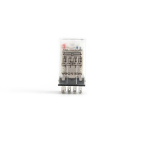 伊莱科 中间继电器 可选直流交流两开两闭8脚电磁继电器HH52P带灯 MY2NJ AC220V(不含底座)