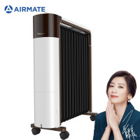 艾美特(Airmate) 取暖器_电暖器家用_电热油汀_电暖气片13片145mm宽片大功率内置加湿器HU1330