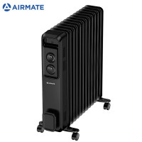 艾美特(Airmate)取暖器_电暖器家用_电热油汀_电暖气片 13片速热加湿一体烘衣电热油汀 HU13-X4