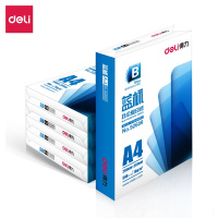 得力（deli）蓝标 70g A4 复印纸 打印纸 500张/包 5包1箱（整箱2500张）（TG）