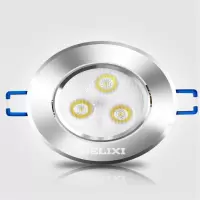 德力西(DELIXI)D-SF803-1 冷白 3W LED筒灯射灯天花灯牛眼灯过道灯