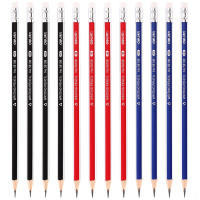 得力(deli)高级书写HB铅笔学生铅笔 12支/盒58108(TG)