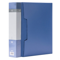 得力(deli)A4/100页大容量资料册 文件活页收纳册 插袋档案文件夹 办公用品5109(TG)