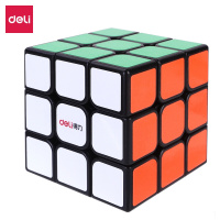 得力(deli)3阶魔方 三阶比赛专用魔方 儿童男孩女孩益智玩具减压速拧顺滑 74502（TG）