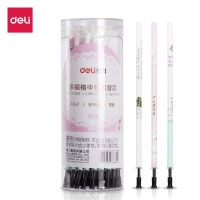 得力(deli)大包装中性笔芯 学生全针管签字笔芯 多规格 60支/桶A842(TG)