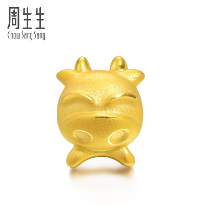 周生生(CHOW SANG SANG)黄金(足金)Charme串珠系列生肖牛转运珠86416C定价