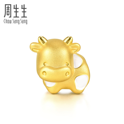 周生生(CHOW SANG SANG)黄金(足金)Charme可爱系列生肖牛转运珠91990C定价