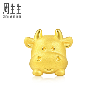 周生生(CHOW SANG SANG)黄金(足金)Charme可爱系列牛转运珠91989C定价