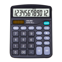 得力(deli)计算器 桌面计算器12位837ES