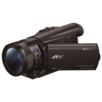 索尼FDR-AX100E 4K高清摄像机 1英寸CMOS 广角蔡司镜头 触摸屏 NFC/WIFI