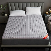 床垫 舒适透气床垫保护垫床褥子可折叠床垫子 灰色 180*200cm 单只装