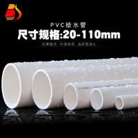 pvc给水管 加厚塑料饮用水管上水管子
