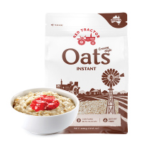 红色拖拉机 奇亚籽燕麦片500g+亚麻籽燕麦片500g组合