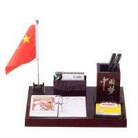 ZEBRA 2021木质台历架 中國梦702 30*20CM 红木色