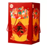 百草味坚果礼盒12品类+伊利金典梦幻盖纯牛奶250ml*10