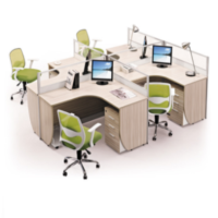 巨欧 JO-7032 屏风工作位 2400WX2800DX1100H