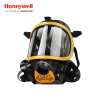 霍尼韦尔（Honeywell）Cosmo EPDM 防毒全面罩喷漆防尘双滤盒消防 黑+黄边框 1只/盒 1710641