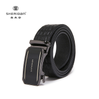 Sheridan喜来登 商务自动扣皮带 黑