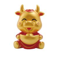 元宝金牛存钱罐摆件 18cm 40件起购