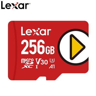 雷克沙(Lexar)256G MicroSD存储卡 TF卡 读速150MB/s Switch游戏机 大容量存储