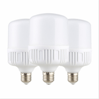 led黄光白光 塑料球泡灯RS led灯泡 E27节能灯泡高富帅灯泡 15W 10支装