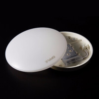 欧普照明opple 卧室儿童房间餐厅led吸顶灯具圆盘吸顶灯--18cm (JT)