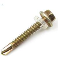 宁力(NLGS) 外六角彩钢自攻螺丝5.5*20 -银色(100个/包)