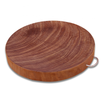 砧板菜板实木切菜板家用圆形案板 提手款45*5CM