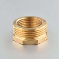 内外丝补芯内丝补芯 变径铜接头配件铜补芯 15mm*8mm 10个