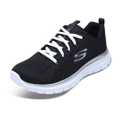 斯凯奇(Skechers) 女鞋轻便透气运动鞋减震跑步鞋 12615