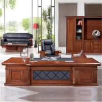 国鹤班台B3L323原木色3200*1180*780