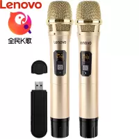 联想(Lenovo) 电视麦克风 一拖二麦 小米康佳海信长虹创维专用 TW01