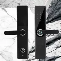 真地 Realand 指纹锁智能ic卡密码电子锁办公室公寓木门远程临时密码开门DS680 指纹锁DS680
