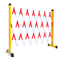 高1米宽5米红白金属伸缩栏杆(个)