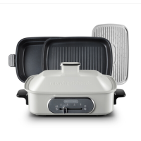 英国摩飞电器（Morphyrichards）MR9088多功能料理锅 典雅白