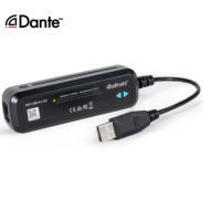 GRISTA Dante AVIO USB I/O 2输入2输出 Dante声卡适配器