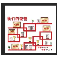 日月访 定制款 荣誉墙纸 喷绘布 1平米