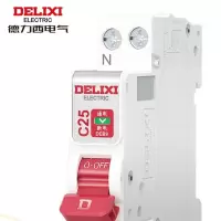 德力西 双进双出断路器 断路器 DEP9-C25 2P(计价单位:个)