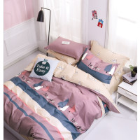 蚕花娘娘(SILKUEEN)全棉环保印花四件套AKJS8 单套装