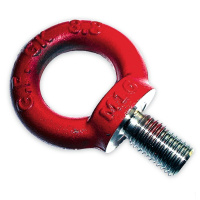 多来劲 DIN580 M20 红漆 高强度吊环螺栓 DIN580 M20 碳钢 红色 8.8级 1个(TG)