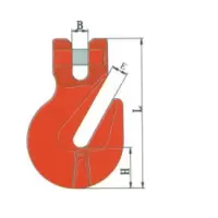 多来劲 Doleco 09060020 羊角带翅抓钩 额载12.5T(包装数量 1件)(TG)