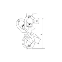 多来劲 Doleco 09080408 80级旋转型自锁安全钩 额载2T(包装数量 1个)(TG)