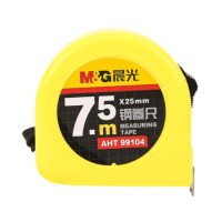 晨光(M&G)AHT99104 卷尺7.5m标准钢卷尺卷尺测量尺自动卷尺单个装