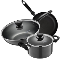 苏泊尔(SUPOR) 不粘炒锅三件锅具套装煤气电磁炉通用