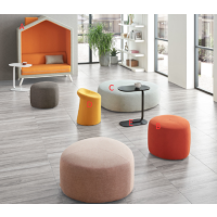 巨欧 H-585845 B鹅卵石小凳 公共区域 580X580X450