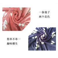 绮露(QI LU) QL-T1658 绮丽双面复合毯 叶叶倾心 180*200cm)(计价单位:条)