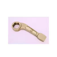 石防 1035 铝铜 防爆弯柄敲击梅花扳手 1035-46 46mm