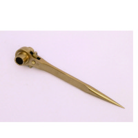 石防 1045A 铍铜 防爆双面撬棒棘轮扳手 1045A-2730 27*30mm